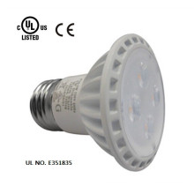 Las luces led de alta calidad de la cubierta blanca UL cUL aprobaron el reflector llevado PAR16 5W en 120V
